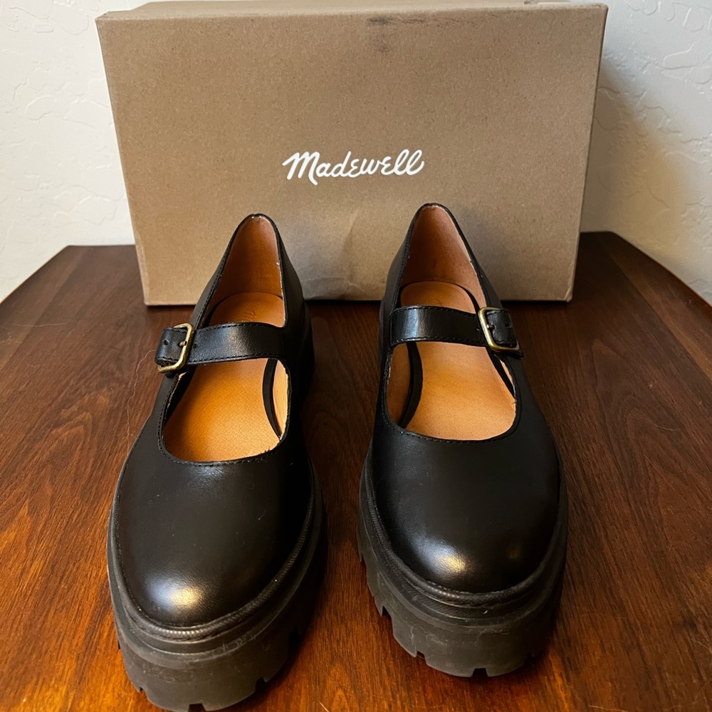 NEW: Madewell The Freya Platform Lugsole Mary Jane (Women’s 9)